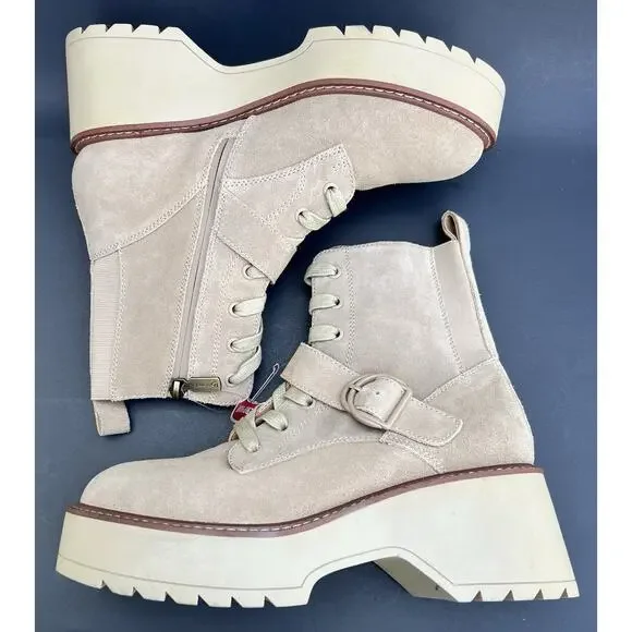 BLONDO Grayce Waterproof Lace-Up Buckled Ankle Booties Women's Size 8.5 US - Picture 8 of 12